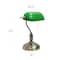 Simple Designs 15&#x22; Executive Banker&#x27;s Desk Lamp with Glass Shade